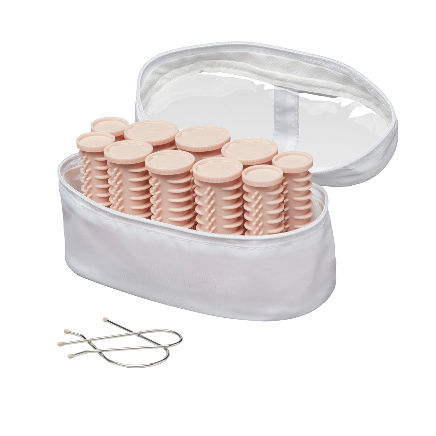 Conair compact instant heat hot roller set for medium and long hair