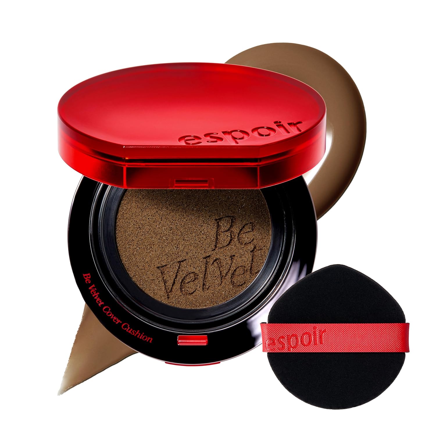 ESPOIR Be Velvet Cushion foundation compact, 40.5 Deep Olive