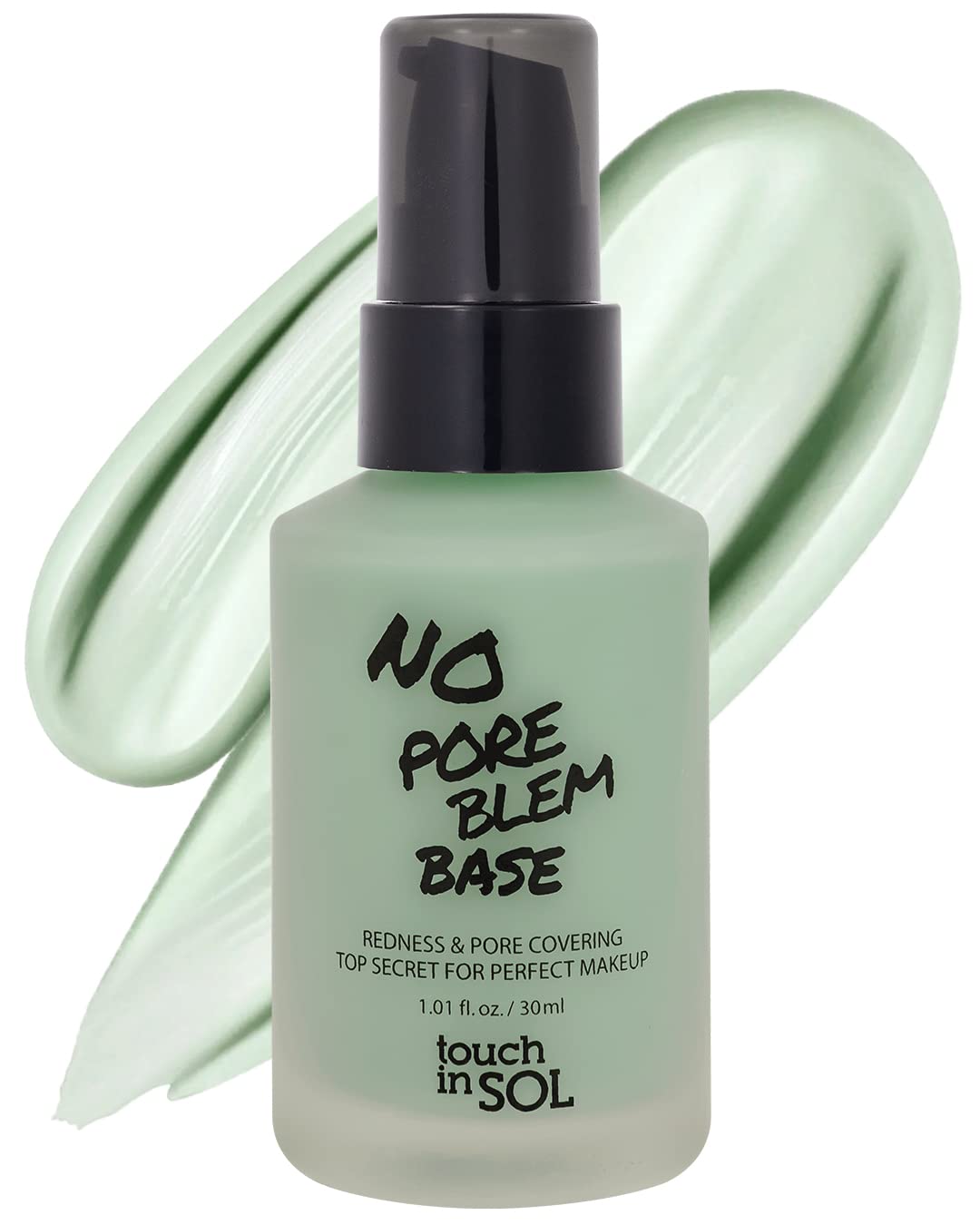 TOUCH IN SOL Redness Correcting Base Primer, 1.01 fl oz, product packaging