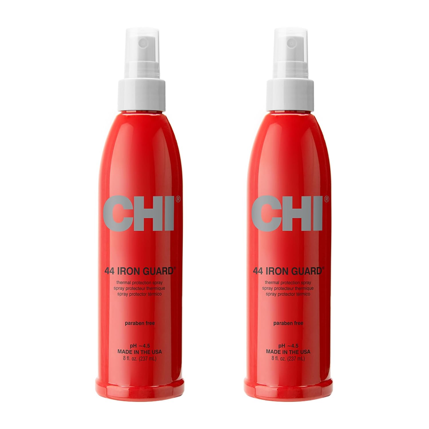 CHI 44 Iron Guard Thermal Protection Spray, 8 oz each, pack of 2, product packaging