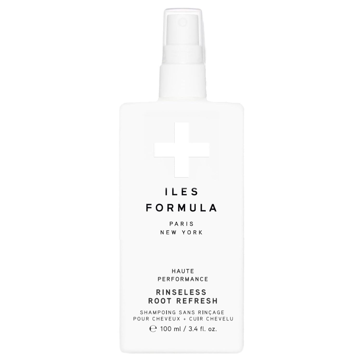 Iles Formula Rinseless Root Refresh dry shampoo alternative bottle