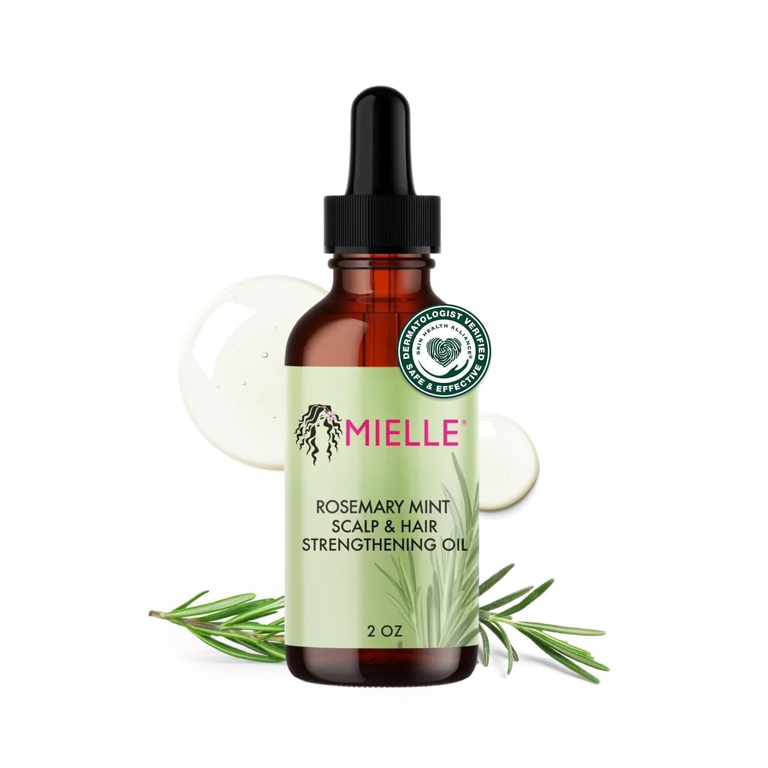 Mielle Organics Rosemary Mint Scalp and Hair Strengthening Oil bottle