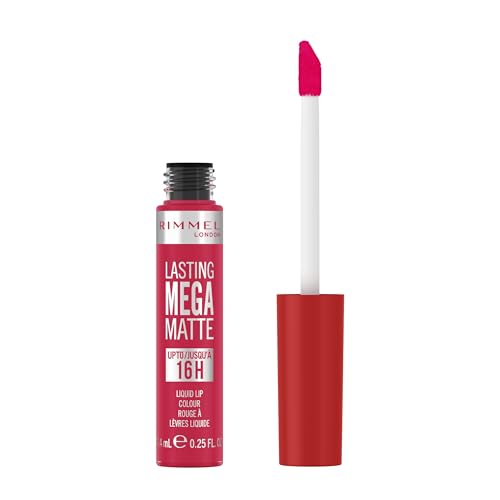 Rimmel London Lasting Mega Matte Liquid Lipstick in Fuchsia Flush