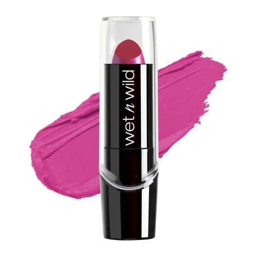 wet n wild Silk Finish Lipstick in Fuchsia with Blue Pearl